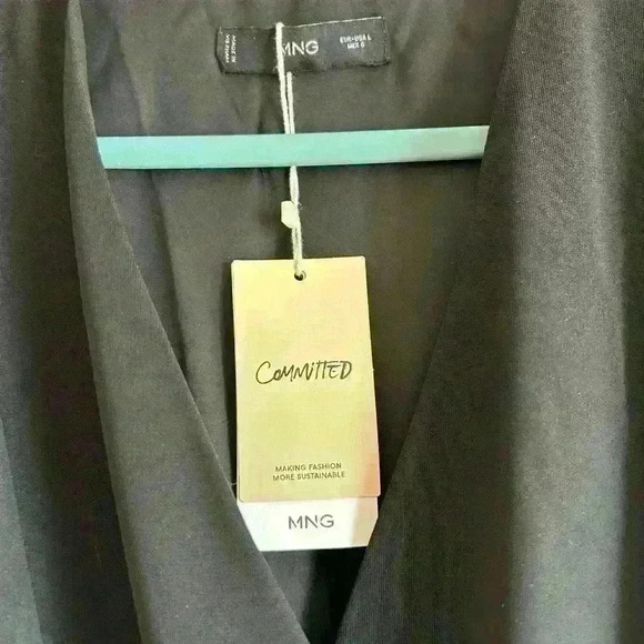 NWT Mango Black Belted jumpsuit - Picture 5 of 11